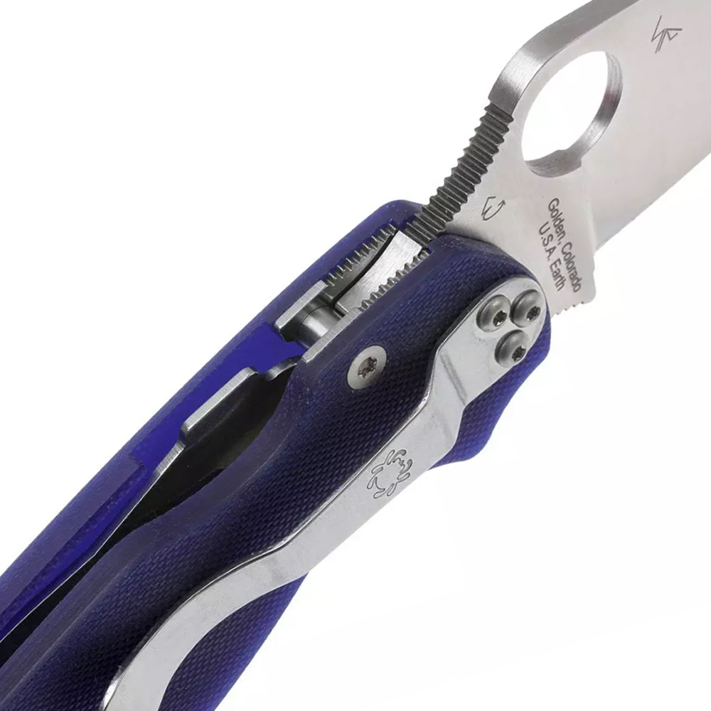 Spyderco C81GPDBL2 Para Military 2 Dark Blue CPM S110V 6