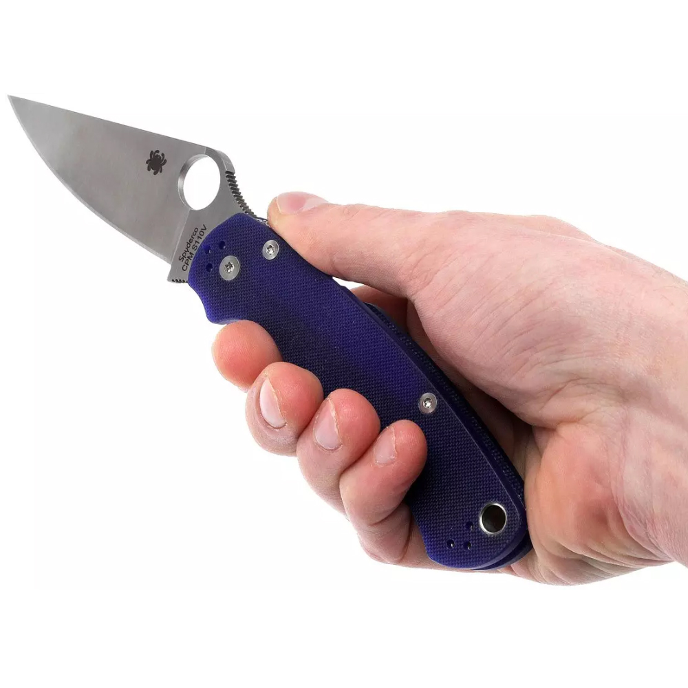 Spyderco C81GPDBL2 Para Military 2 Dark Blue CPM S110V 9