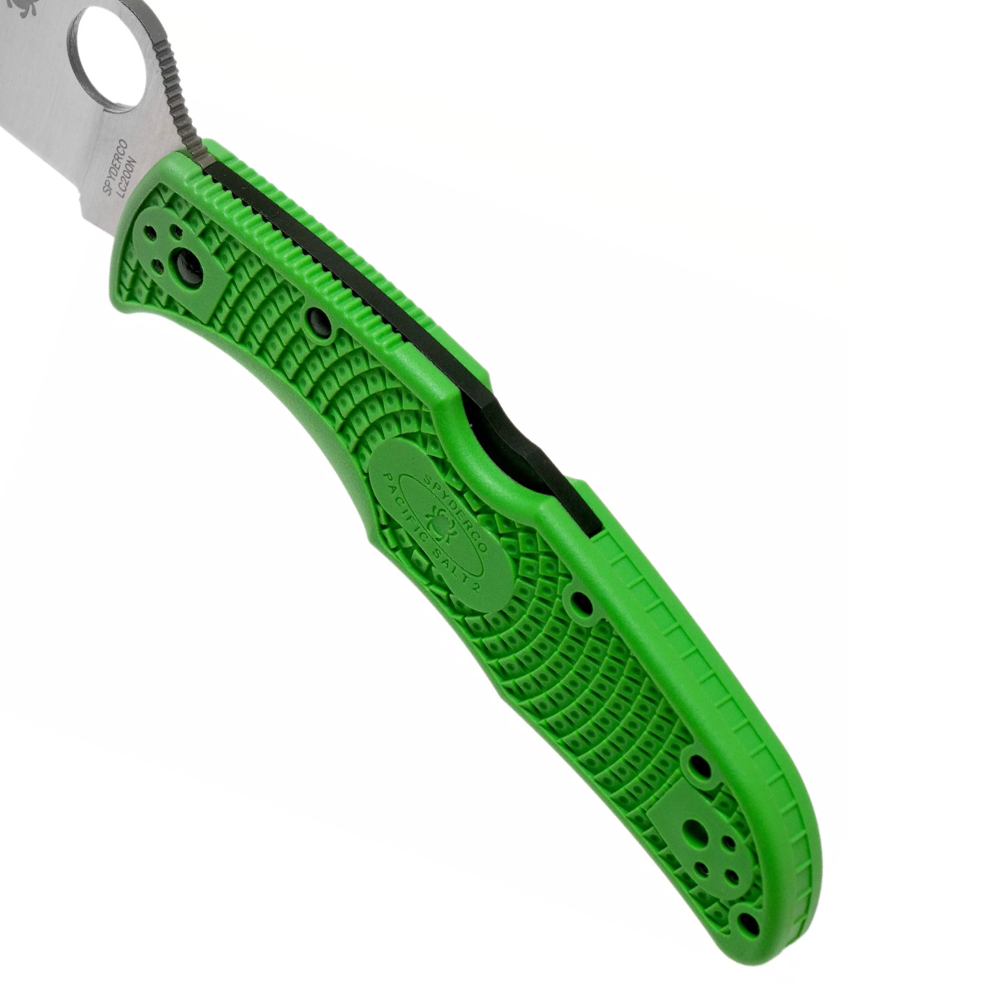 Spyderco Pacific Salt 2 Green LC200N C91FPGR2 7