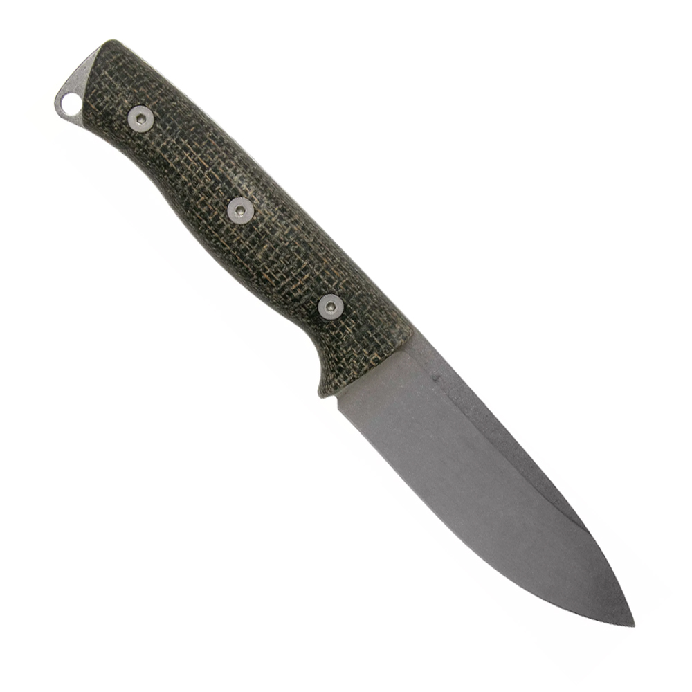 White River Ursus 45 Black Burlap Micarta Bushcraft Knife 2