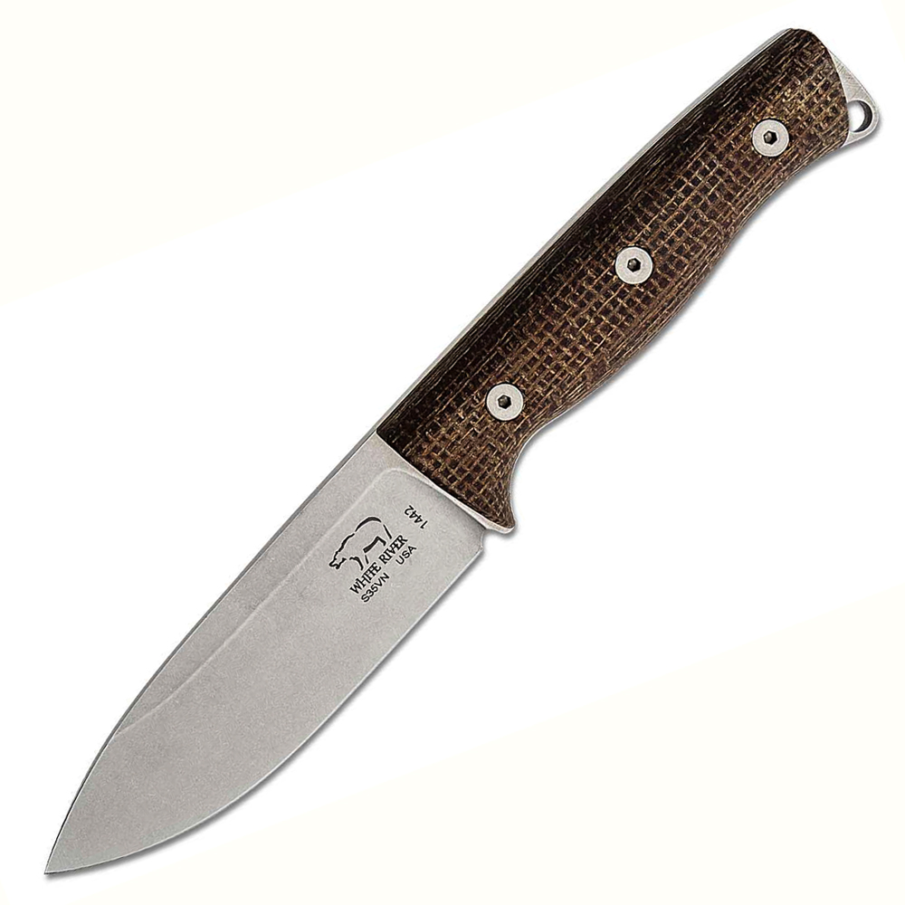 White River Ursus 45 Natural Micarta Bushcraft Knife 1