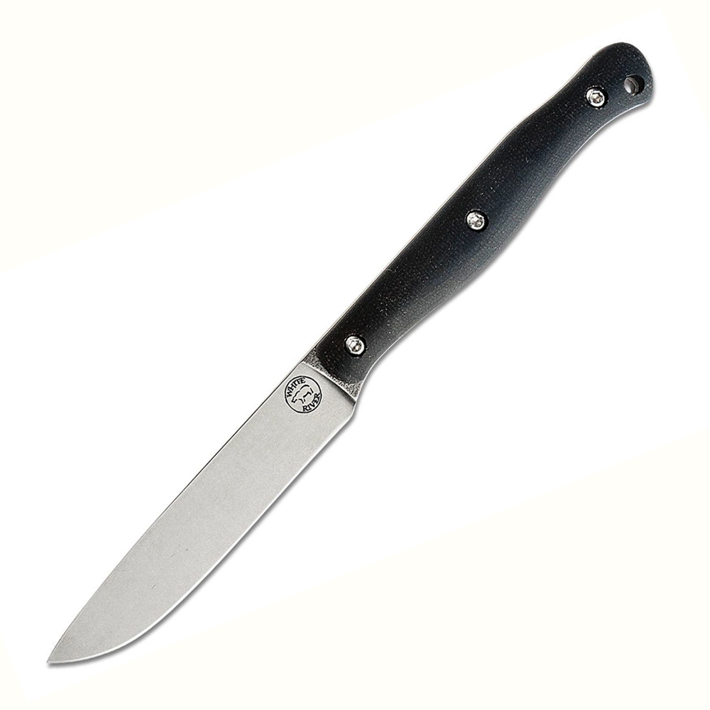 White River Exodus 4 Black Canvas Micarta 1
