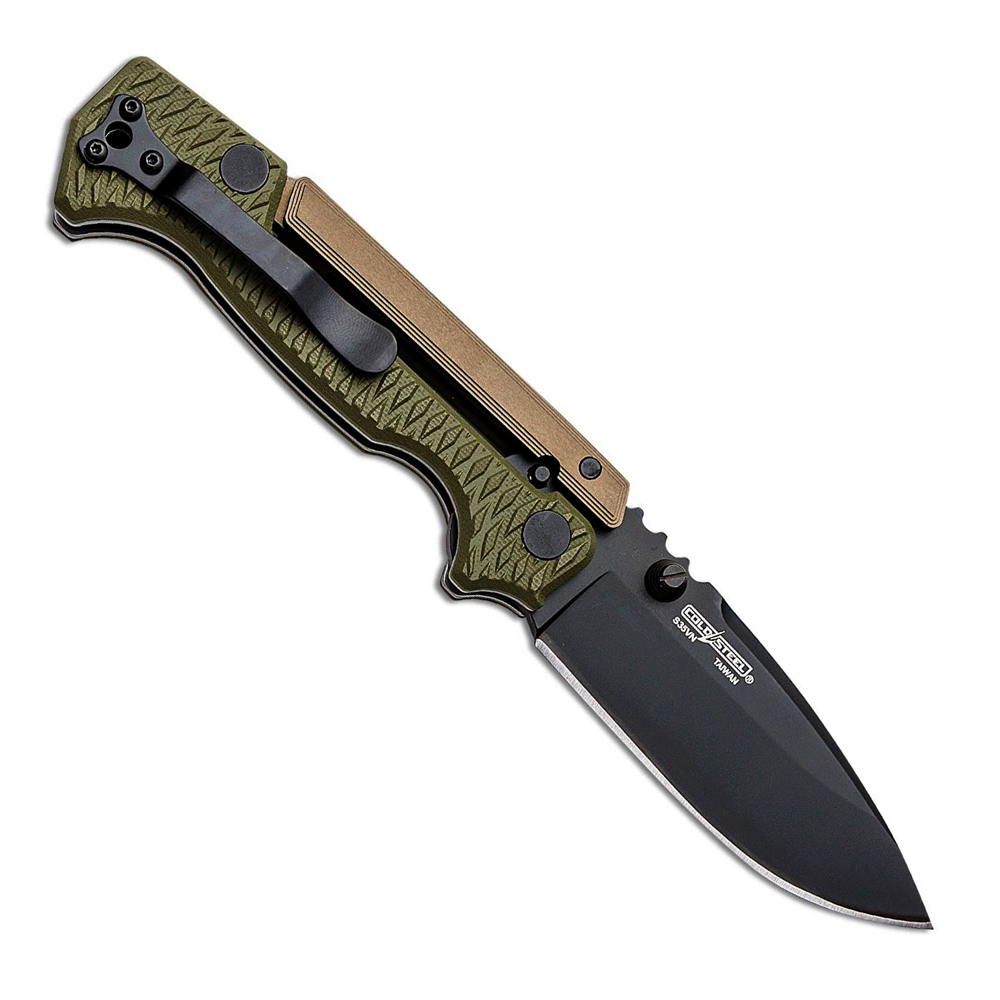 Cold Steel Ad-15 Black 58SQODBK OD Green 2