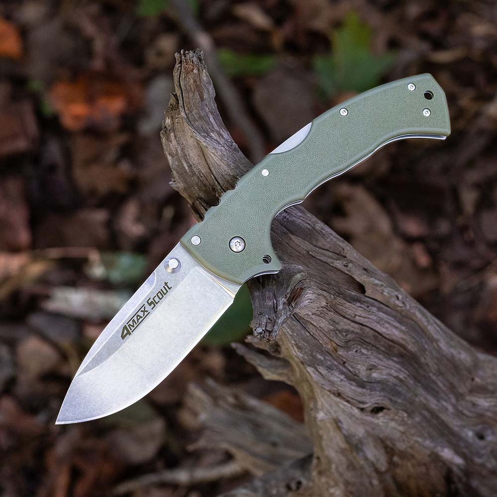 Cold Steel 62RQODSW 4-Max Scout OD Green 4