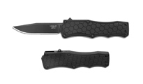 Hogue Exploit OTF AUTO Knife 3.5 Matte Black Tritium Infused Trigger 34057