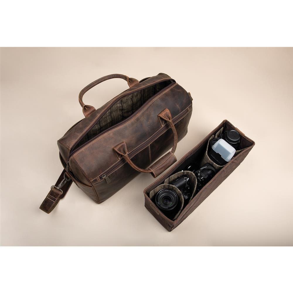 GILLIS LEATHER TRAVEL BAG TRAFALGAR VINTAGE BROWN Bag 5