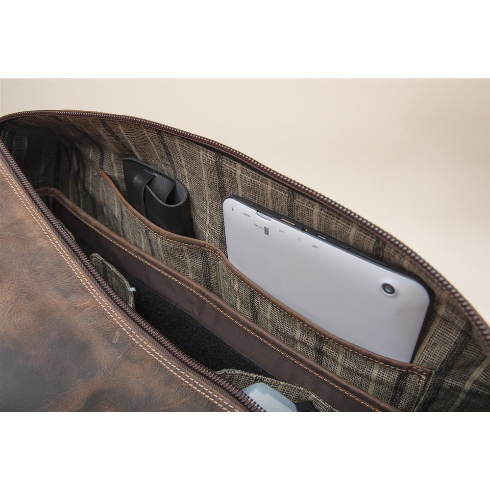 GILLIS LEATHER TRAVEL BAG TRAFALGAR VINTAGE BROWN Bag 7