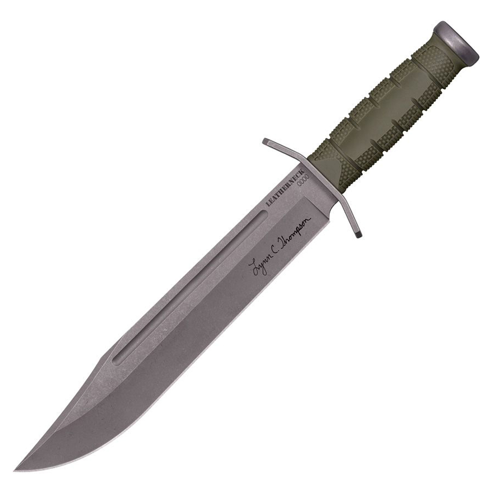 Cold Steel 39LSFCAA Lynn Thompson Leatherneck Bowie 1