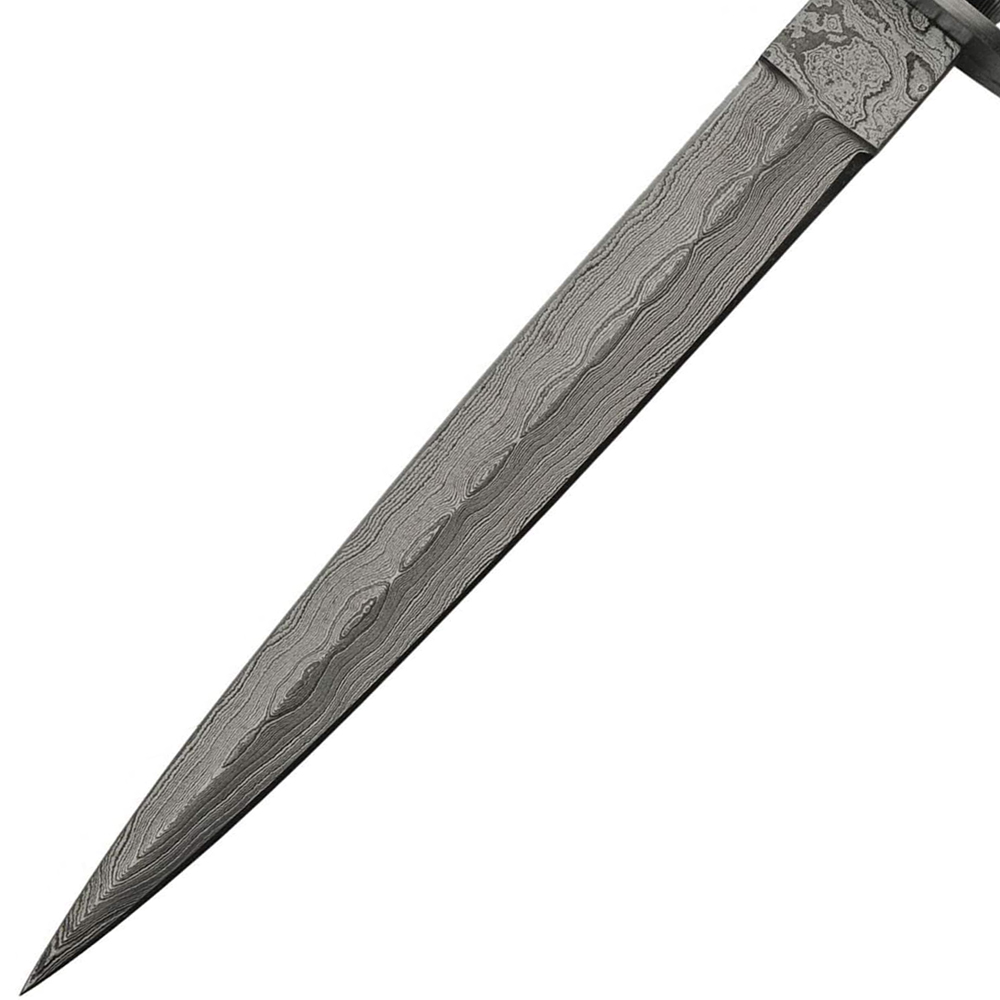 Damascus Commando Dagger Wood Dagger 3