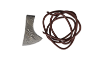 Damascus Axe Head Pendant