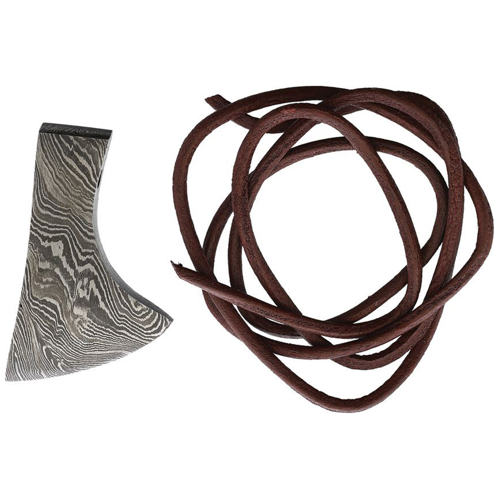 Damascus Axe Head Pendant 1