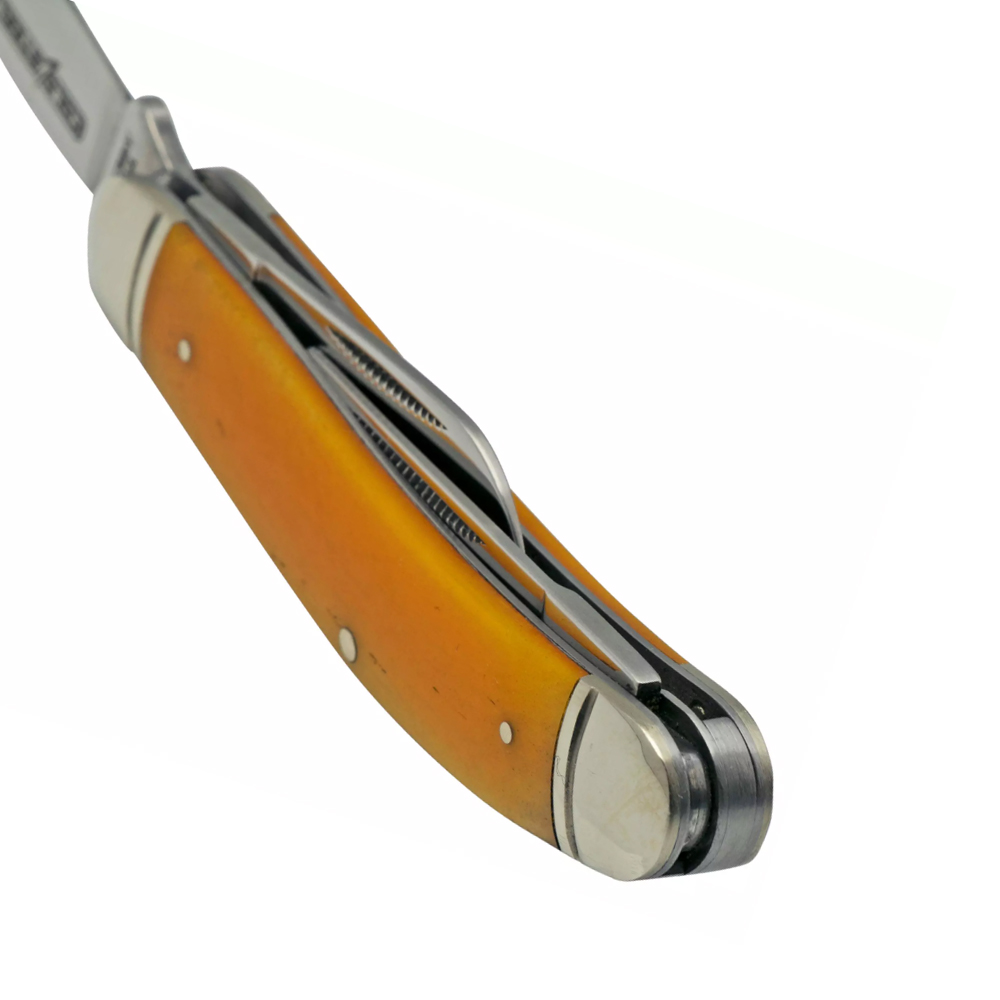 Cold Steel Gentleman's Stockman Yellow FLGSTKMY 4