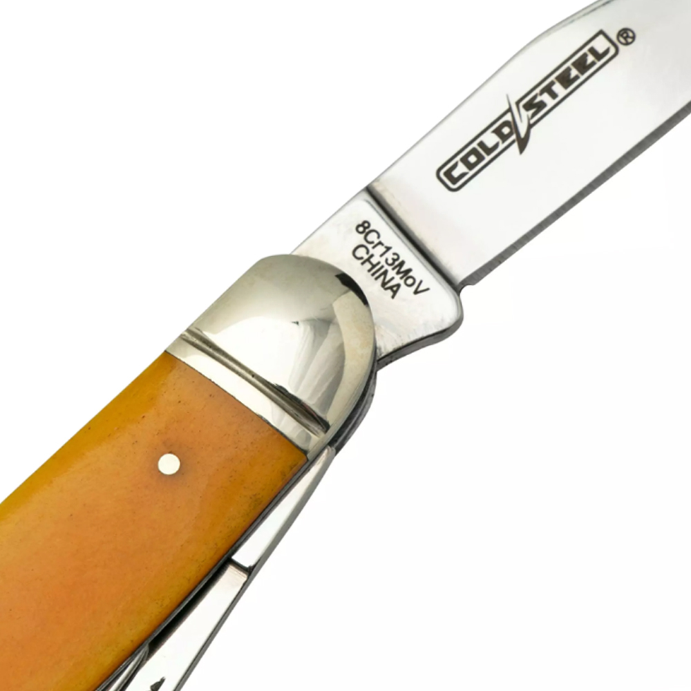 Cold Steel Gentleman's Stockman Yellow FLGSTKMY 5