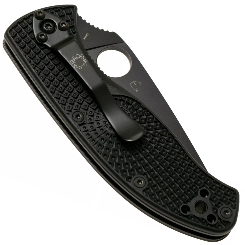 Spyderco Tenacious Serrated Lightweight Black C122PSBBK 4