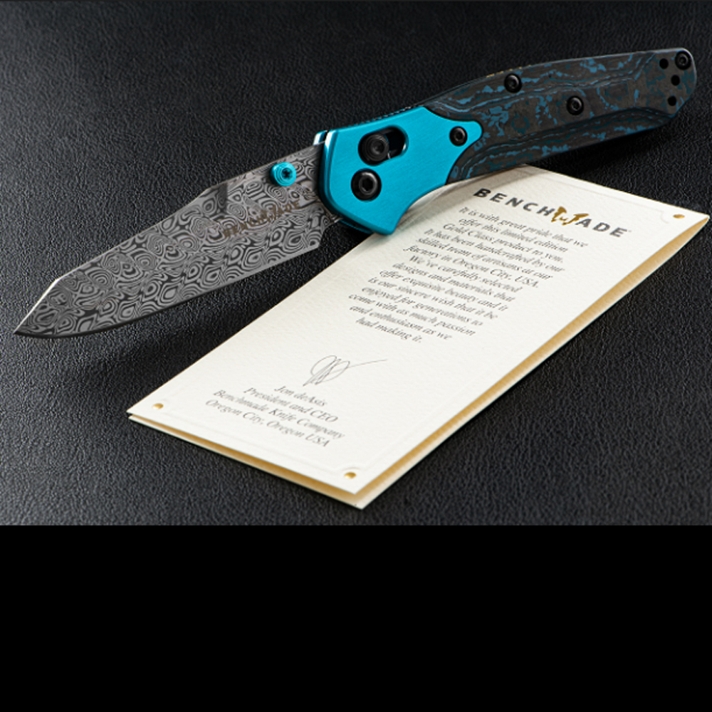 Benchmade Gold Class Mini Osborne Aegir Damasteel 945-221 11