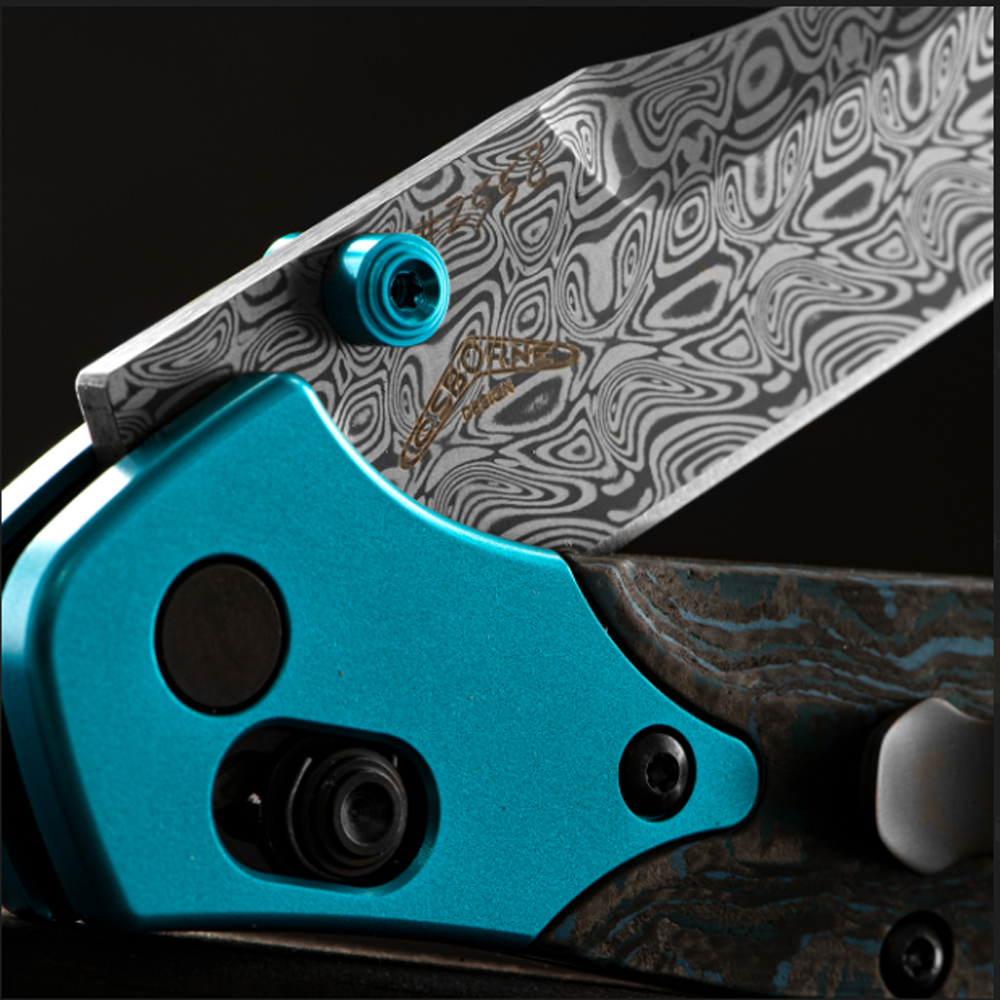 Benchmade Gold Class Mini Osborne Aegir Damasteel 945-221 10