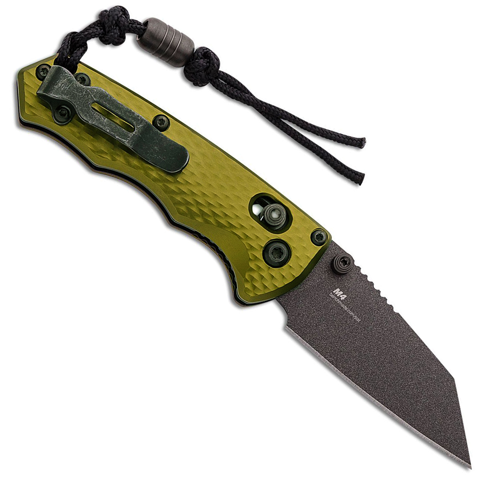 Benchmade 290BK-2 Full Immunity CPM-M4 Flat Woodland Green 2