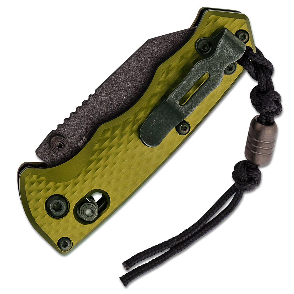 Benchmade 290BK-2 Full Immunity CPM-M4 Flat Woodland Green 4