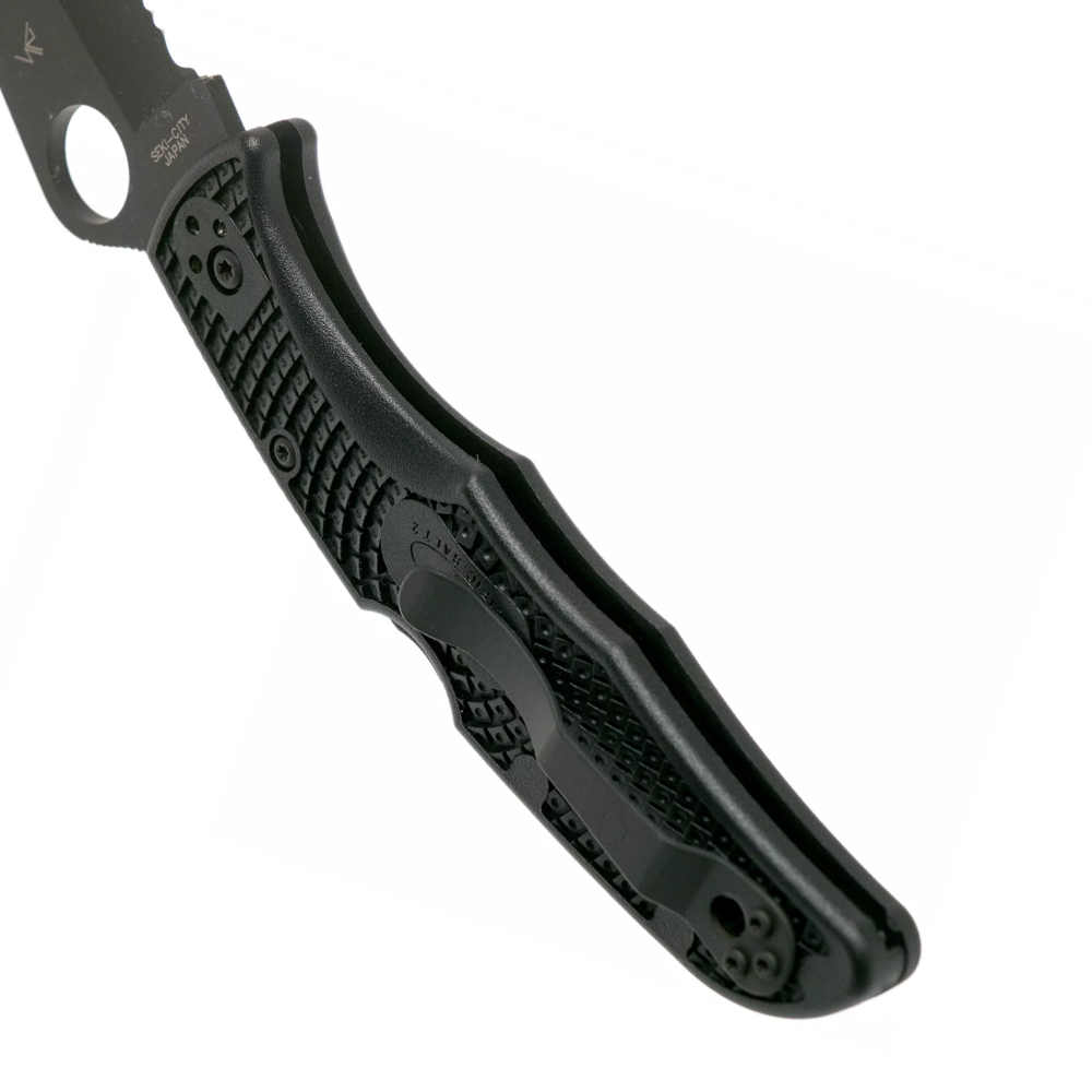 Spyderco Pacific Salt 2 Black C91SBBK2 Serrated 5