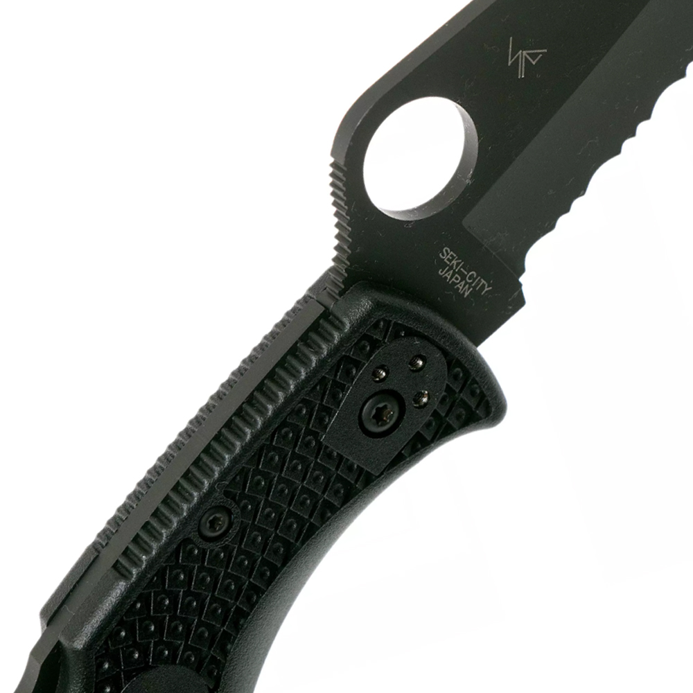 Spyderco Pacific Salt 2 Black C91SBBK2 Serrated 6