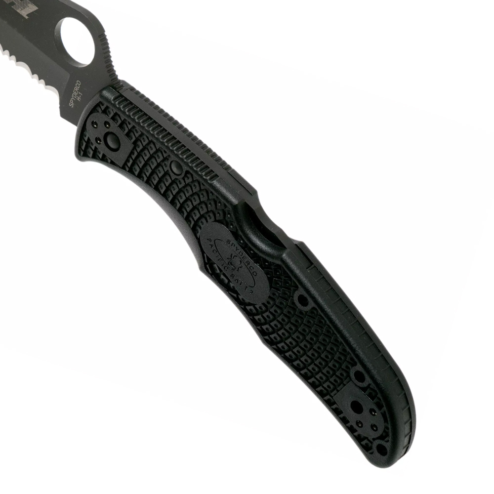 Spyderco Pacific Salt 2 Black C91SBBK2 Serrated 7