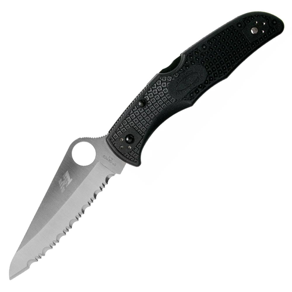Spyderco Pacific Salt 2 C91SBK2 Serrated 1