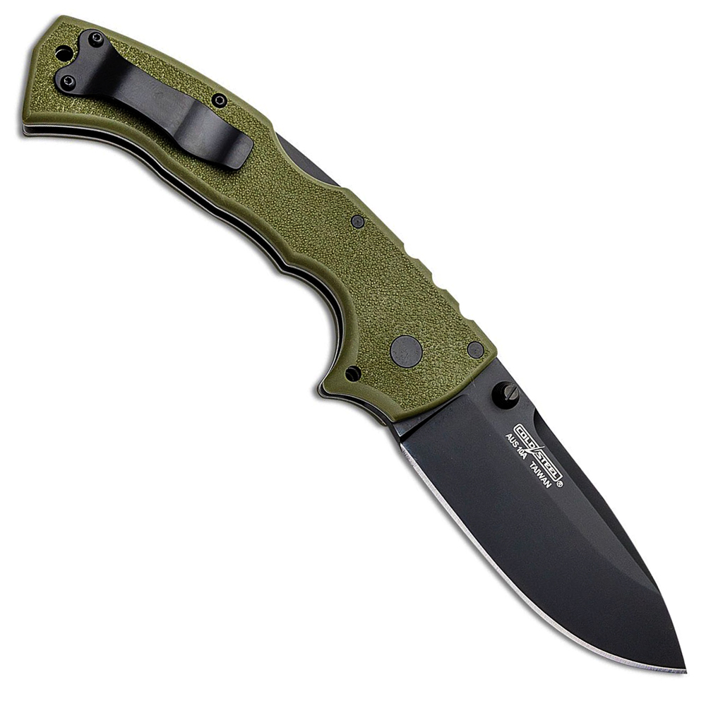 Cold Steel 4-Max Scout Black OD Green Handles 62RQODBK 3