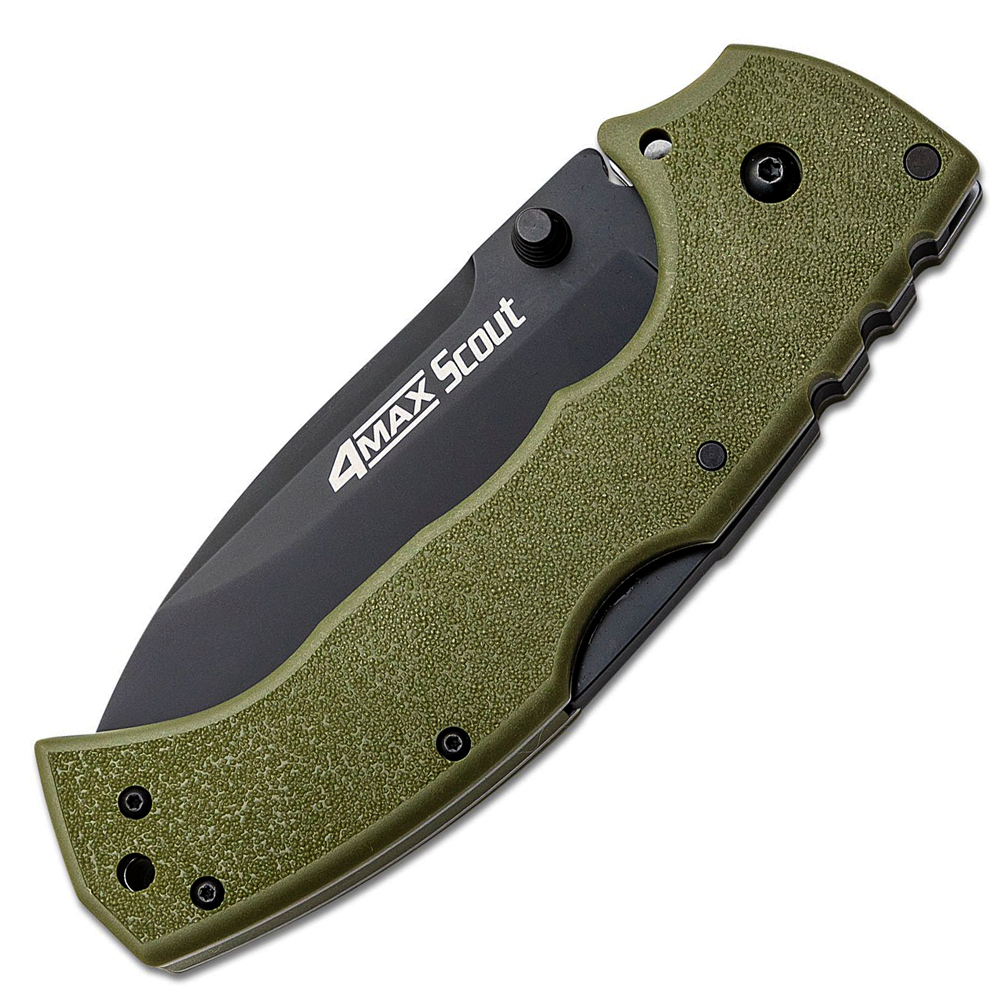 Cold Steel 4-Max Scout Black OD Green Handles 62RQODBK 4