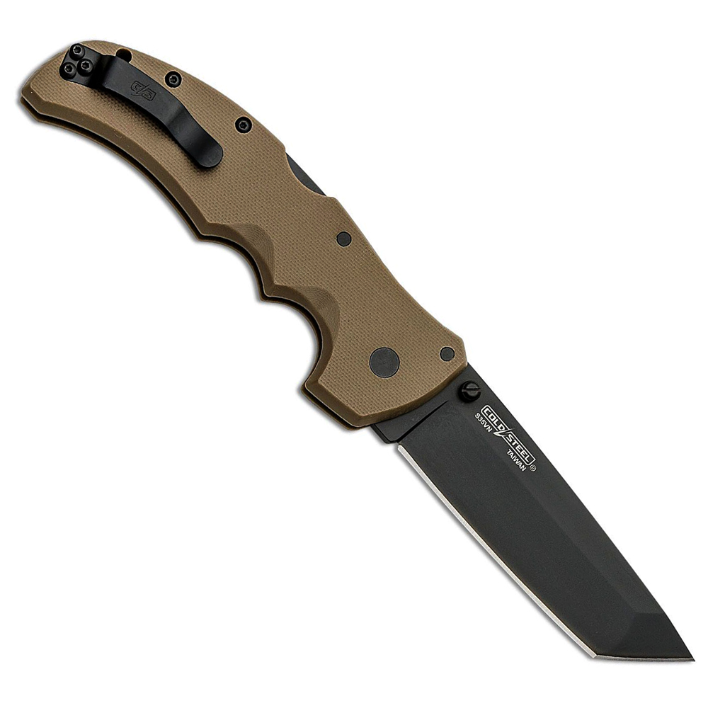 Cold Steel Recon 1 Tanto S35VN Dark Earth 27BTDEBK 2