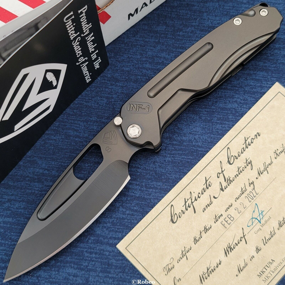 Medford Infraction Framelock S35VN Titanium MD031SP30PV 3