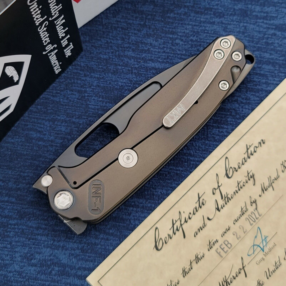 Medford Infraction Framelock S35VN Titanium MD031SP30PV 6