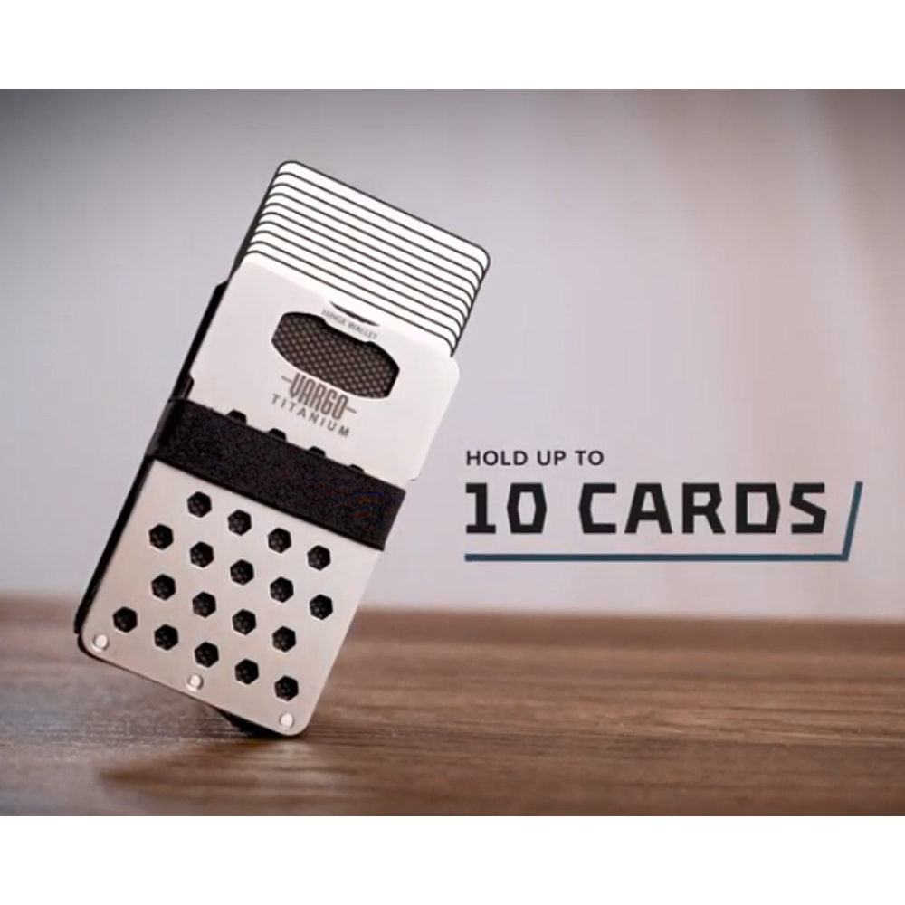 Vargo Titanium Hinge Wallet Titanium Wallet 5