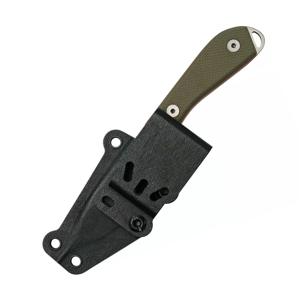 White River M1 Backpacker Pro WRM1-TGO Green/Orange G10, Kydex 8