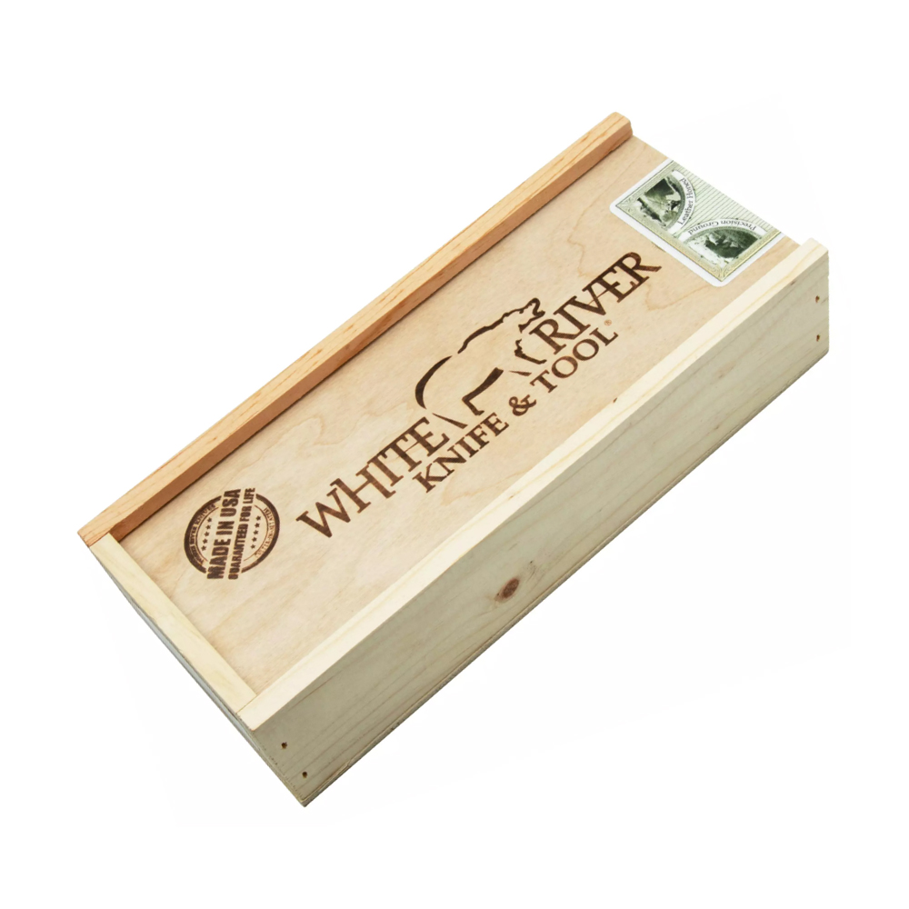 White River M1 Backpacker Pro WRM1-TGO Green/Orange G10, Kydex 9