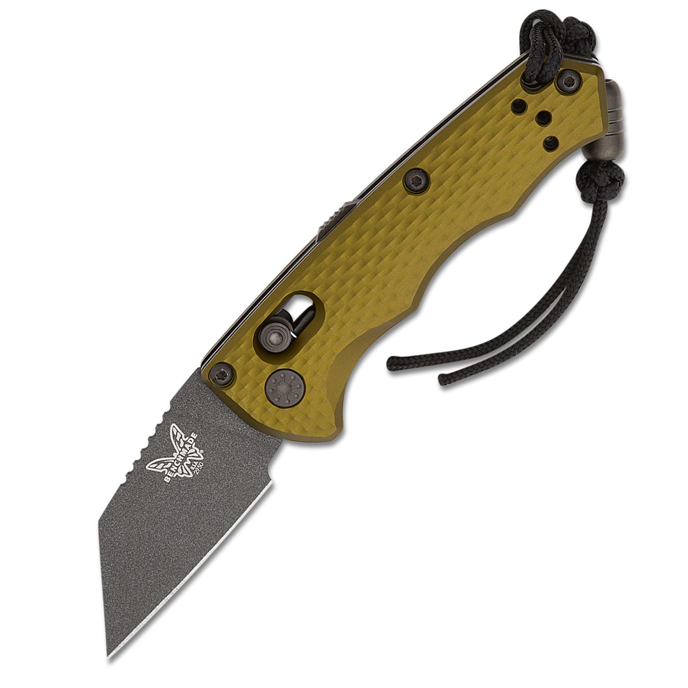 Benchmade 2950BK-2 Partial Auto Immunity CPM-M4 Flat Woodland Green 1
