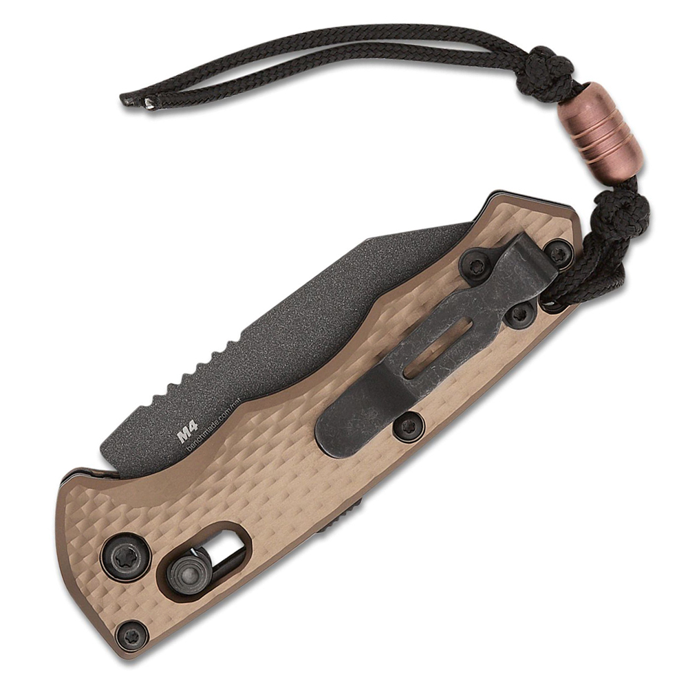 Benchmade 2900BK-1 Auto Immunity CPM-M4 Flat Dark Earth Billet Aluminum Handles 4