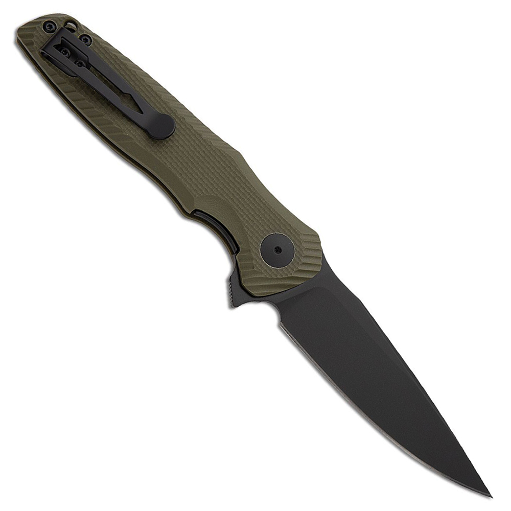 Spartan Blades Field Grade POROS 154CM Black OD Green SFBL11GR 2