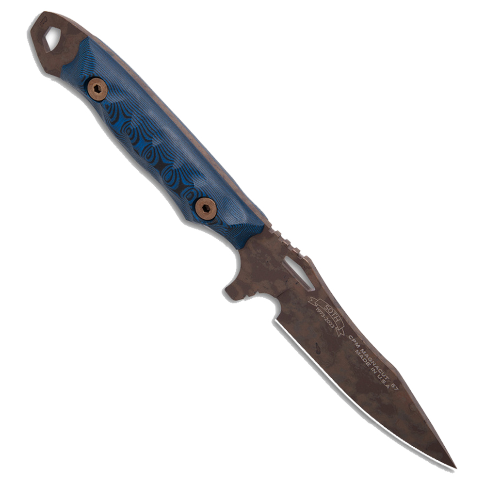 Dawson Smuggler CPM-MagnaCut Scorched Earth Blue/Black G10 2