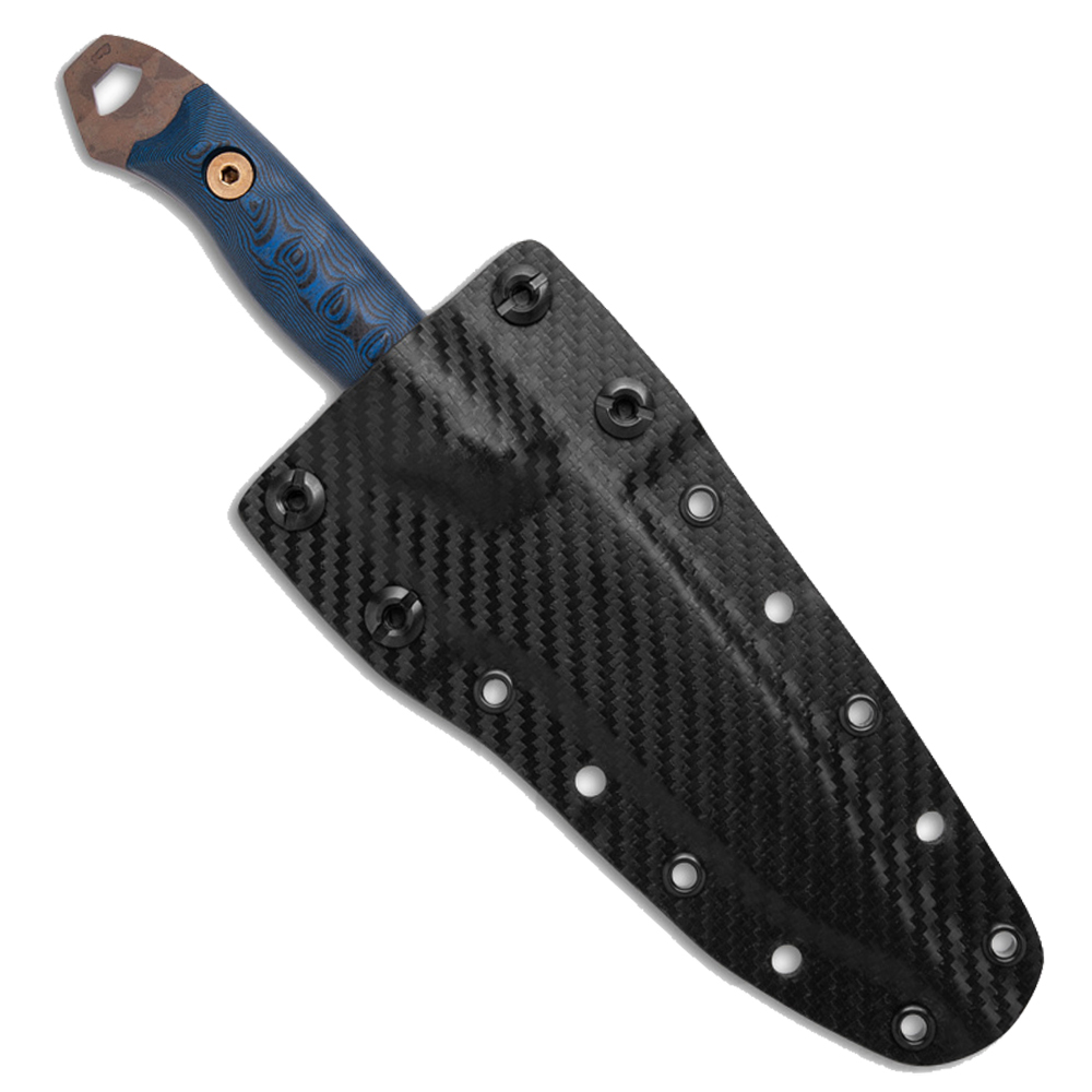Dawson Smuggler CPM-MagnaCut Scorched Earth Blue/Black G10 3