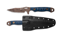 Dawson Smuggler CPM-MagnaCut Scorched Earth Blue/Black G10