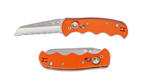 Spyderco Autonomy AUTO H-1 Serrated Orange C165GSOR