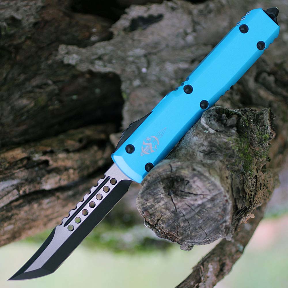 Microtech Ultratech Hellhound OTF Teal Alum 1191TQS 2
