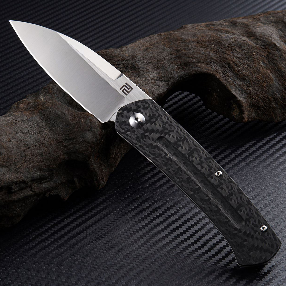 Artisan Centauri Front Flipper CF/Titanium S35VN 1839G-MCF 5