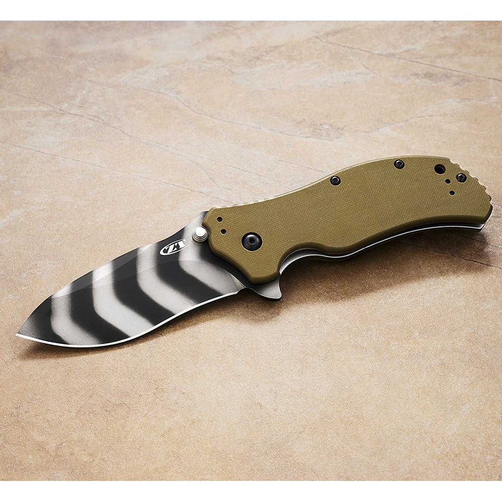 Zero Tolerance 0350OLTS A/O CPM-MagnaCut OD Green G10 6