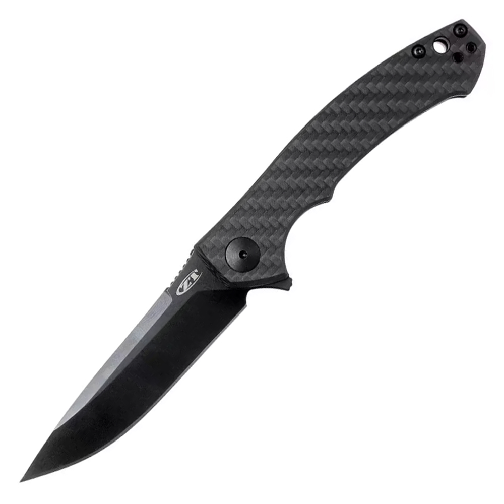 Zero Tolerance 0450CF Sinkevich S35VN Black Blade Carbon Fiber and Titanium 1