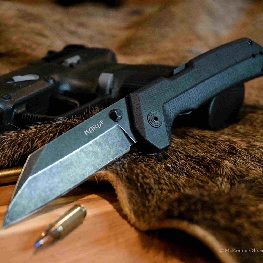 Cold Steel Karve ATLAS Lock AUS-10A Black PVD Seax 6