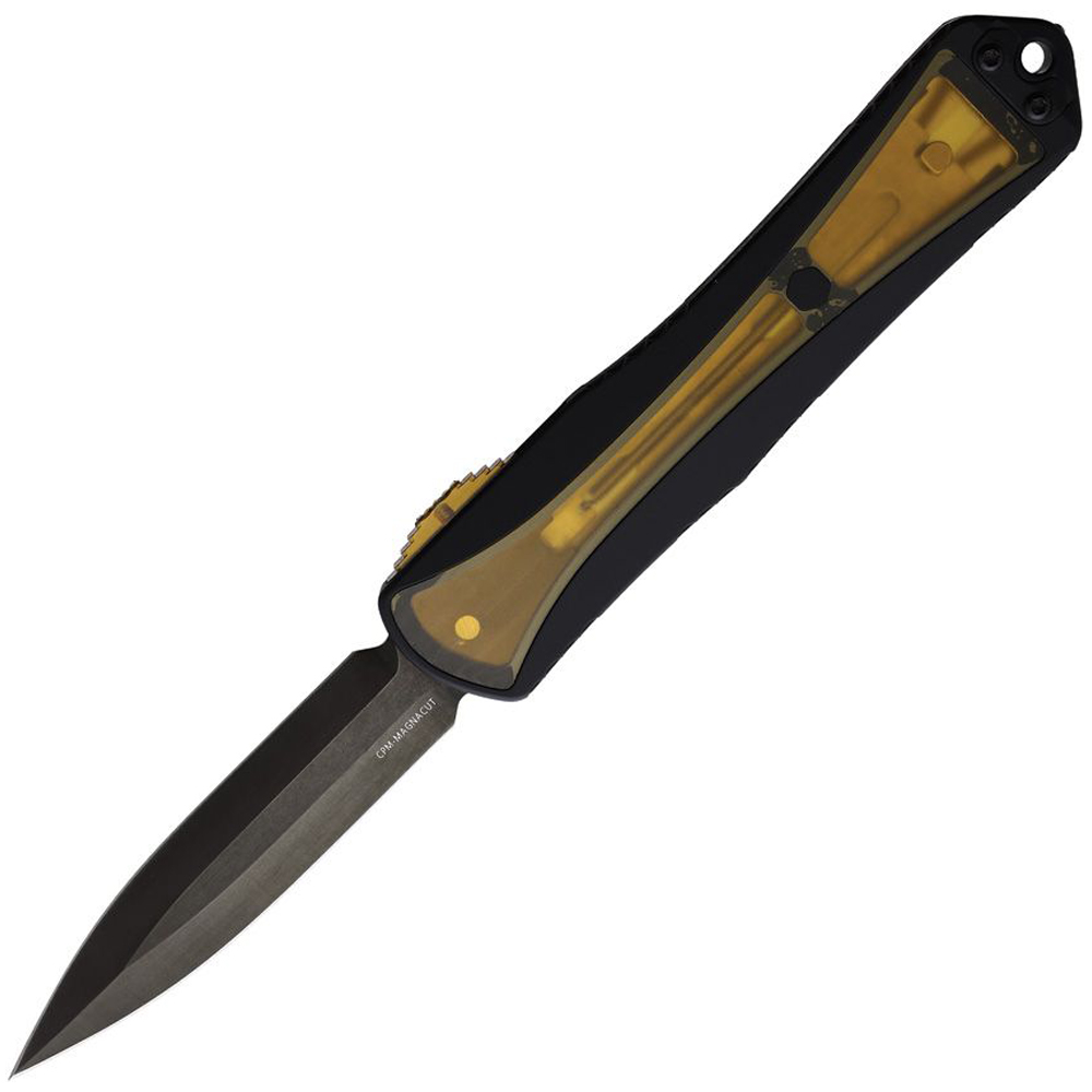 Heretic Manticore X OTF CPM-MagnaCut Black DLC Double Edge Dagger H032-6A-ULTEM 1