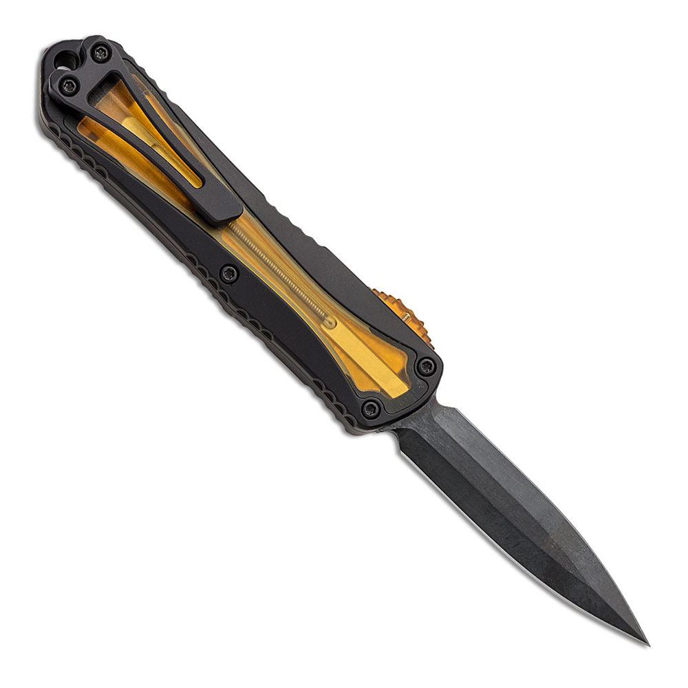 Heretic Manticore E OTF CPM-MagnaCut Black DLC Double Edge Dagger H028-6A-ULTEM 2