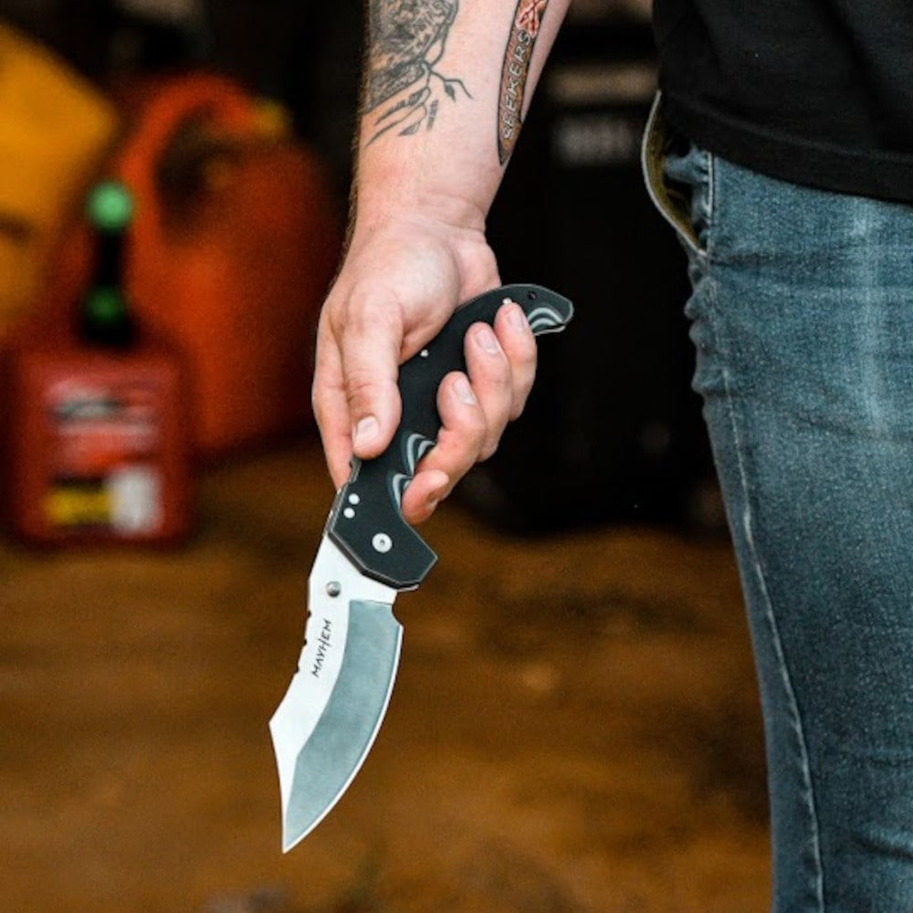 Cold Steel Mayhem ATLAS Lock AUS-10A CSFL60DPLM 6