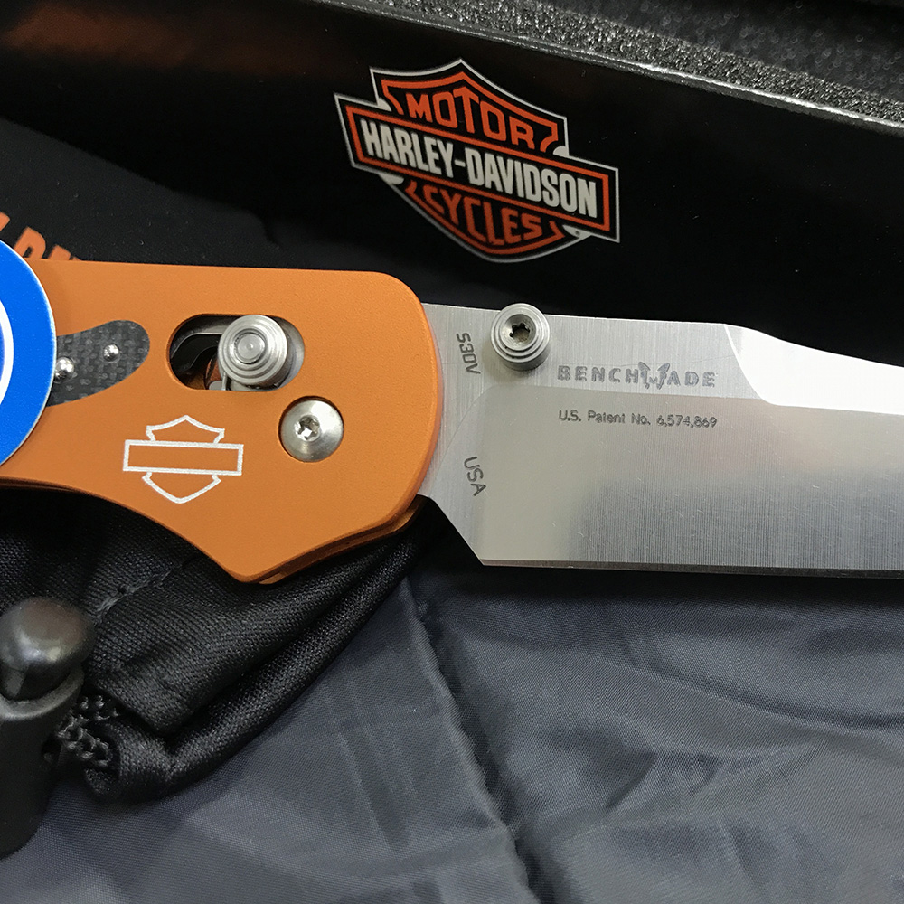 Knife Harley-Davidson HD OSBORNE 13960-ORG ORANGE PLAIN 5